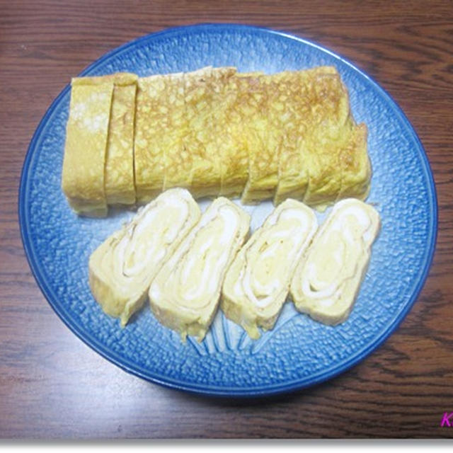 厚焼き卵　お弁当の定番。たまに無性に食べたくなります