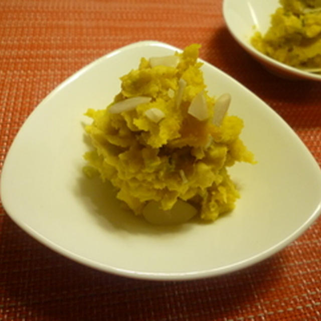 レンジで簡単♪かぼちゃのシナモンクリーム