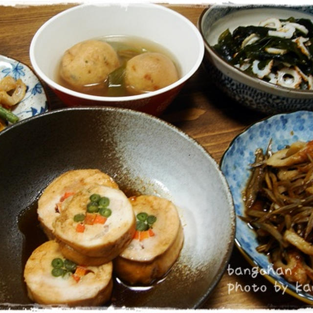 鶏胸ロール・ちくわ活用レシピ・鶏皮レシピ