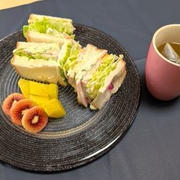 天然酵母食パンｄｅミックスサンドイッチ♪☆♪☆♪