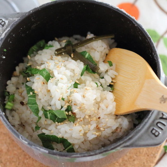 菜飯｜液体塩こうじで漬けたかぶの葉で作ると絶品！