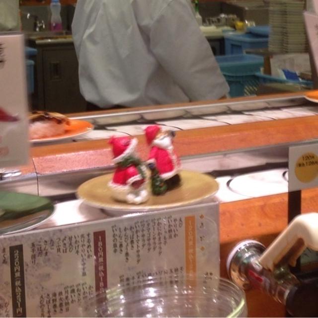 函館市場でお寿司を