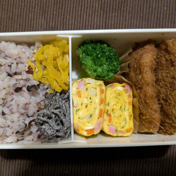 わたしのお弁当　〜アジフライのお弁当〜