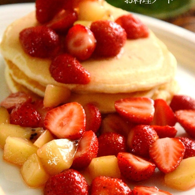 フルーツパンケーキで朝ごはん By Nickyさん レシピブログ 料理ブログのレシピ満載