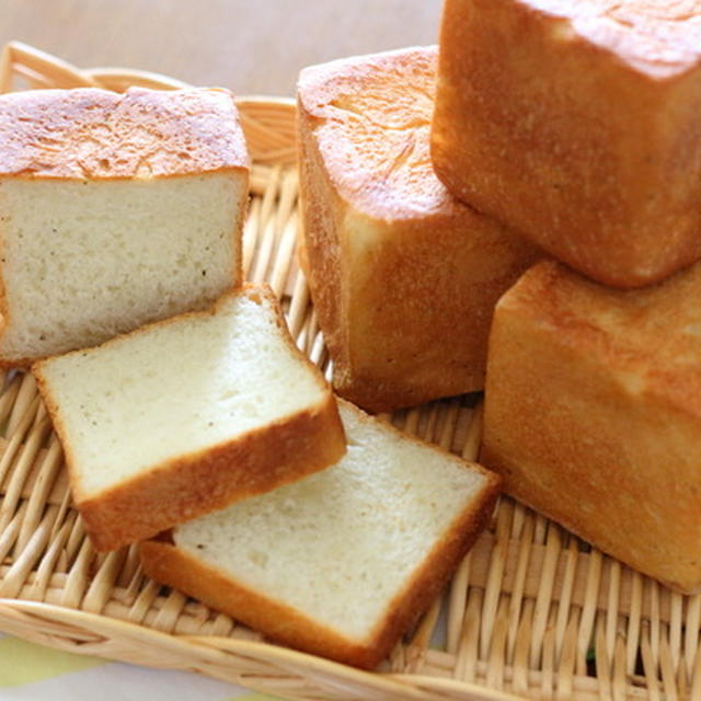 7.5cmのキューブパン　～朝焼きたてを食べる方法：冷蔵庫で最終発酵
