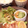昼カフェ☆豚肉の柚子胡椒炒めランチ