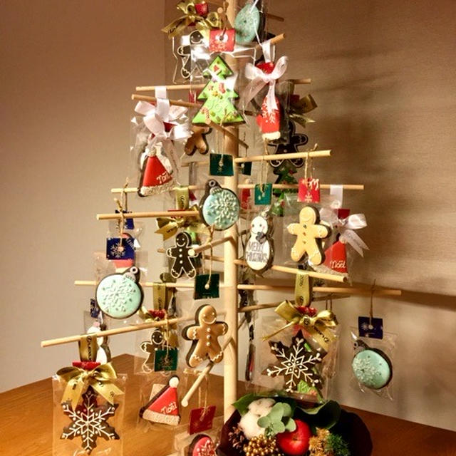 アイシングクッキーのクリスマスツリー★