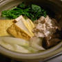 ほうれん草と豚バラ肉の常夜鍋