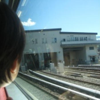 電車の洗車体験