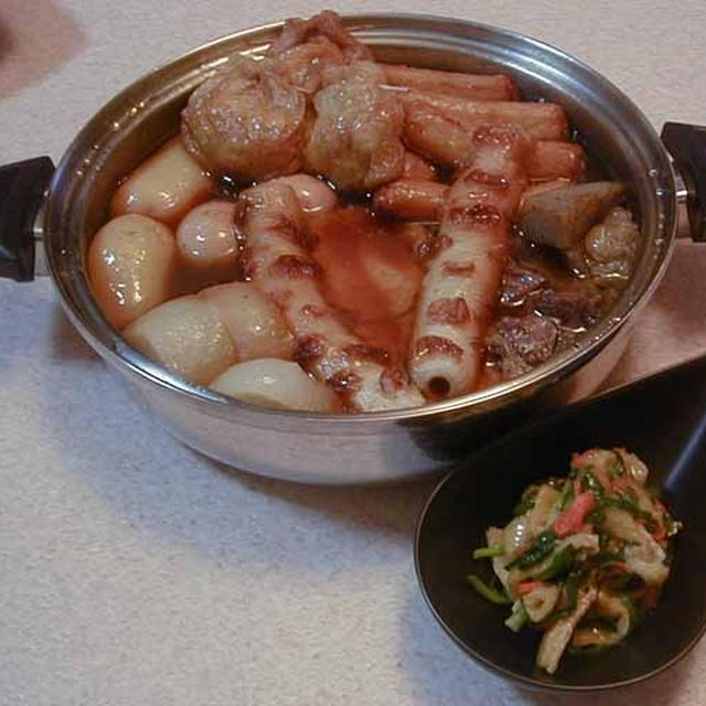 おでんとわけぎのぬた