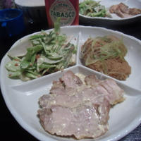 TABASCOマヨソースでコールドチキン＆サラダ　　　　　　＜kitchen　laboratory＞
