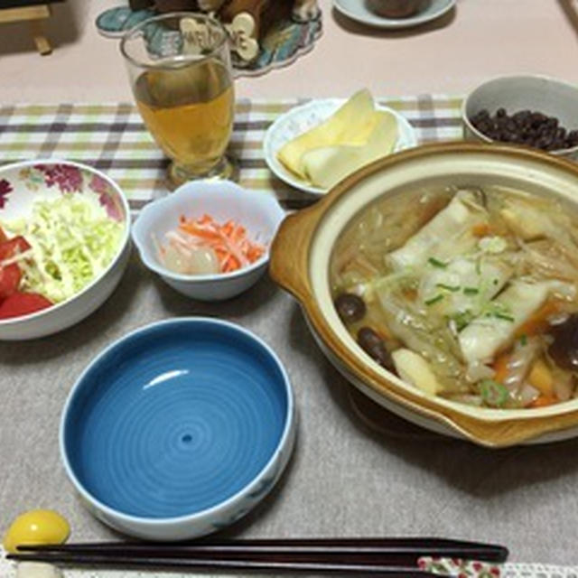 鍋焼きうどんにあんまんに‥