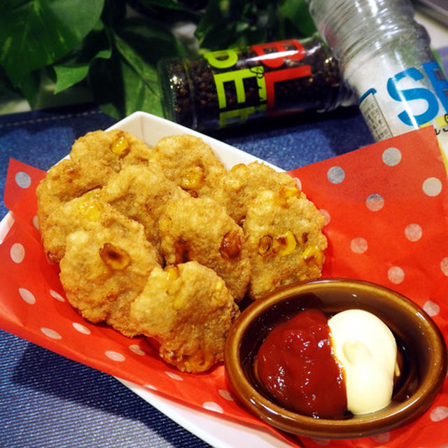 今シーズン初♡ と 外カリッ中モチッ♡コーン入り蓮根とお豆腐のモッチリナゲット♪