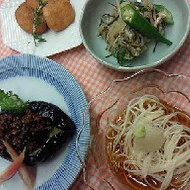 ７月第１週の教室、夏の和食