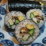 今日の晩御飯（恵方巻、明太いわし、ごぼう・レンコン・牛肉のきんぴら、etc・・）