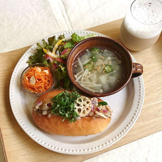 ＊生姜焼きコッペランチ＊