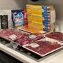 久々のコストコでお肉とかの買い出しと、ペッパーランチ風の夜ごはん