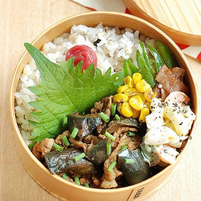 豚と茄子の味噌炒め弁当【パン屋さん用バッグ】