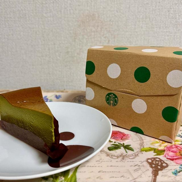 春感じる！スタバ新作 宇治抹茶チーズケーキ