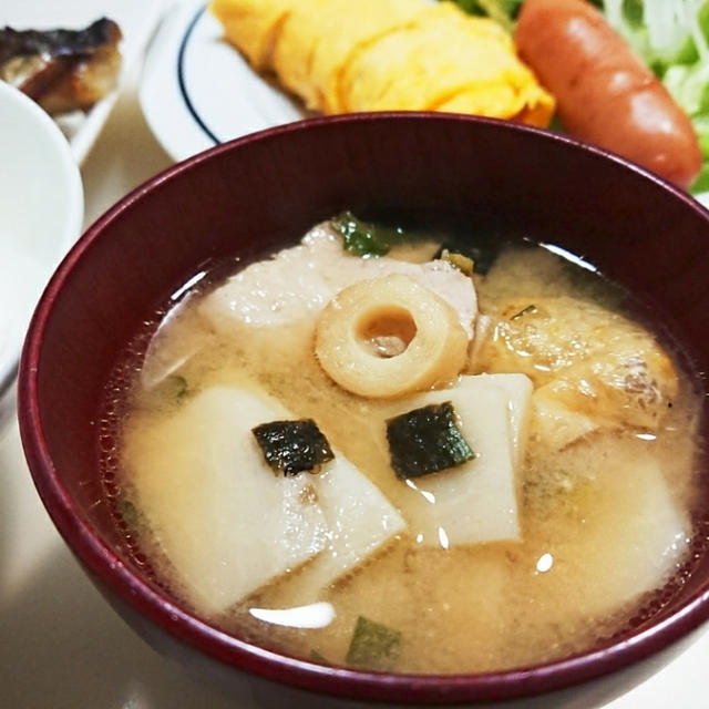 松茸のお吸い物豚汁 By Chefたまさん レシピブログ 料理ブログのレシピ満載