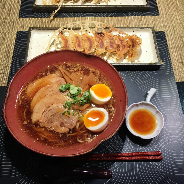 醤油ラーメンの献立