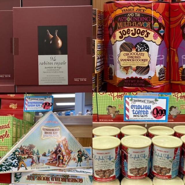 トレーダージョーズ　ホリディ、クリスマスのお菓子　 Trader Joe’s New and Returning Limited Seasonal Sweets 2021