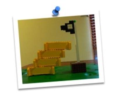 Lego スーパーマリオブラザーズ ゴールの旗 By ハチさん レシピ