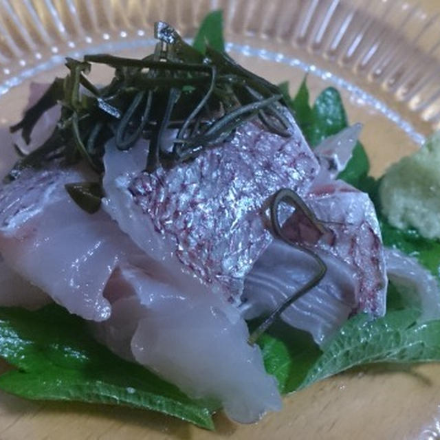 野郎飯流・鯛の昆布締め