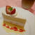 いちごショートのケーキセット