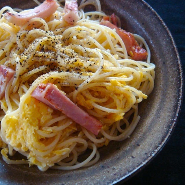 スパゲティ・焼きボナーラ