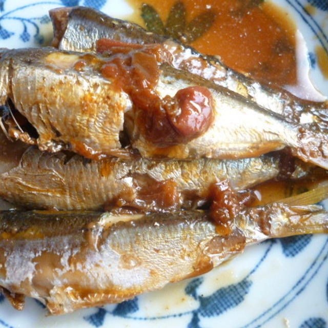 圧力鍋で骨まで柔らか♪鰯の梅煮★