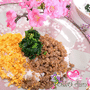味噌ぶたそぼろご飯 と とろ〜りクリームシチュー☆