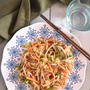 レンジで簡単！ツナとたっぷり野菜の焼きそば♡