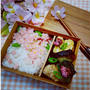 ラディッシュの酢漬けで桜弁当【のっけ弁当】  #平日お昼ご飯はお弁当or外食