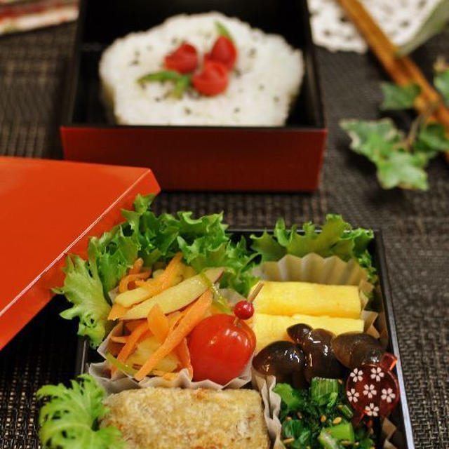 冷めても美味しいデミソース味のポテトコロッケのお弁当