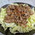 【しゃぶしゃぶ肉のトンテキ風】キャベツもしっかり食べて便秘予防。