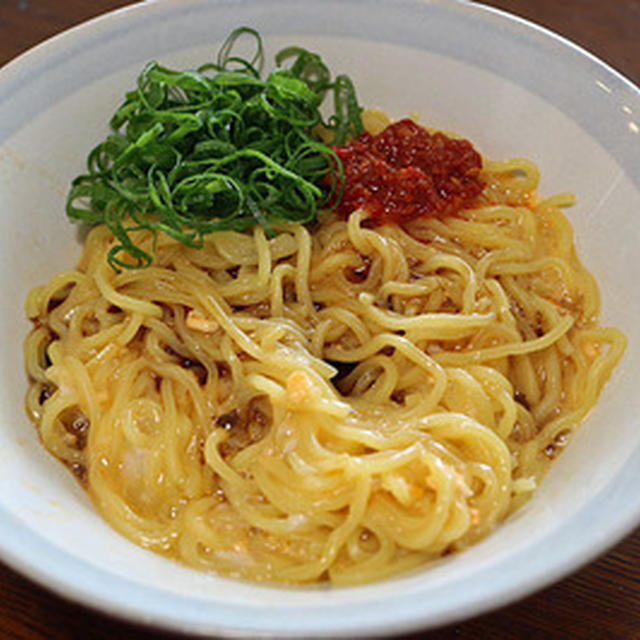 ドライブ明けで簡単に「釜玉ラーメン」