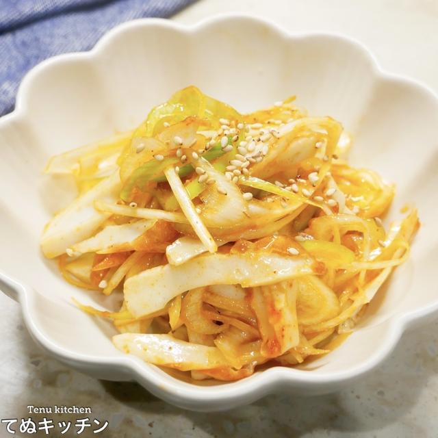 ラーメン屋さんで出てきそうな味で激ウマ！和えるだけで超簡単な『やみつきネギちくわ』の作り方