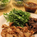 お手軽夕食♪：：フライパンで焼肉：：