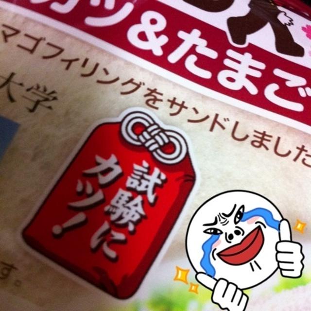 試験にカツ(((o(*ﾟ▽ﾟ*)o)))