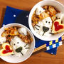 簡単朝ごはん！がっつり辛うまな豚キムチで「ライオン丼」＊顔ごはん＊キャラごはん