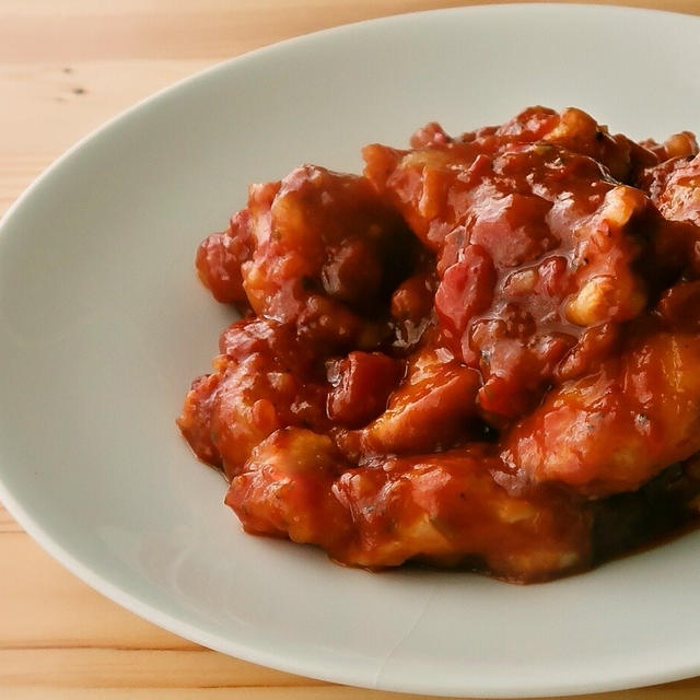 鶏むね肉のトマト煮