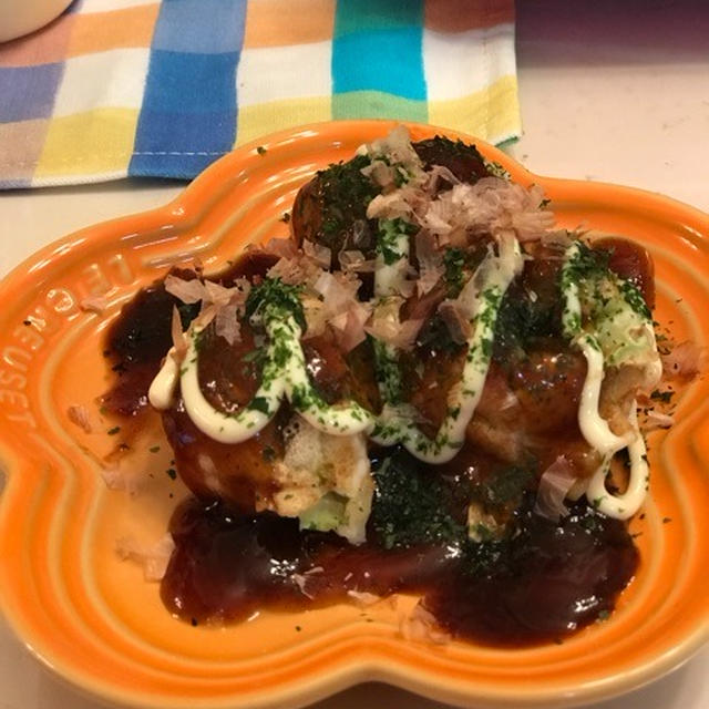 話題の調味料＊イカリとんかつソースで♪たこ焼き☆