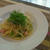 水菜とちりめんじゃこのパスタ