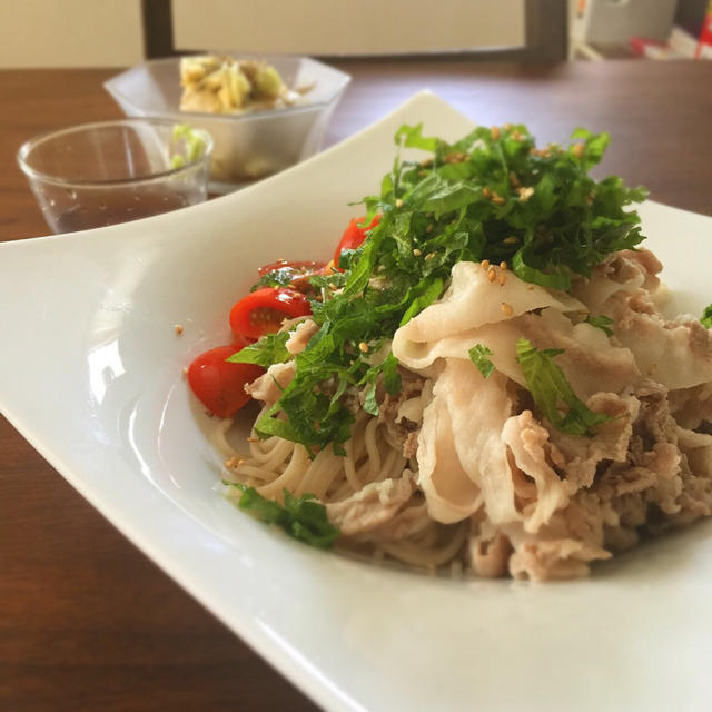 コツあり♡柔らかお肉のっけ蕎麦＊お気に入りおからレシピ