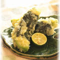 アボカドチーズの海苔天ぷら。　と献立。