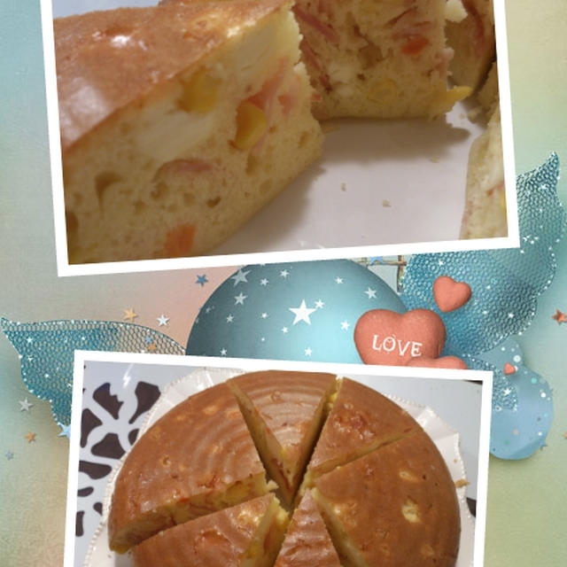 炊飯器でケークサレ♪