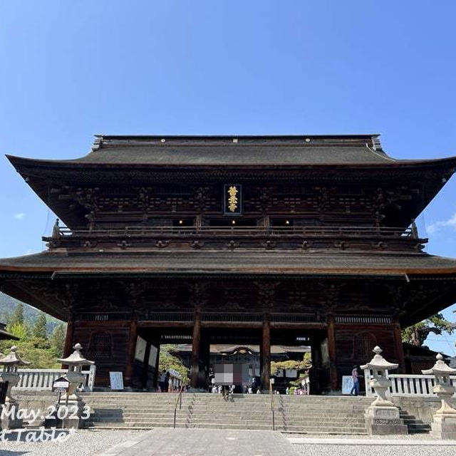 「一生に一度は」の善光寺参りと、戦国時代へのTrip♪②
