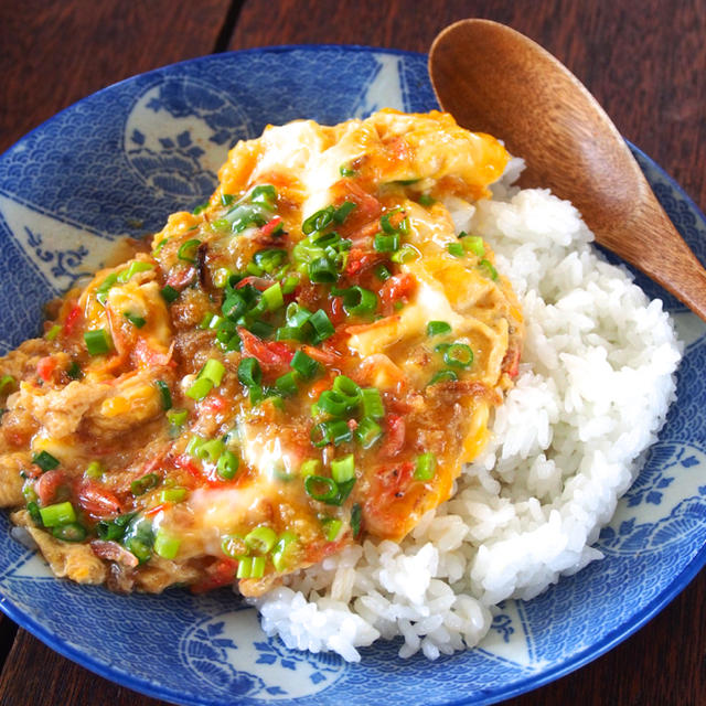 親子丼よりもウマいかもしれない「揚げ玉他人丼」