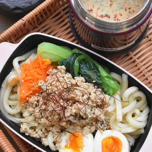 【スープジャーレシピ】絶品☆汁まで美味しい！！坦々うどん☆カルディおすすめ品☆などなど